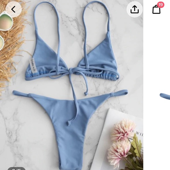 Light blue bikini - Picture 2 of 2